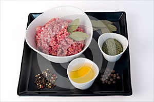 Minced meat with spice
