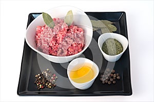 Minced meat with spice