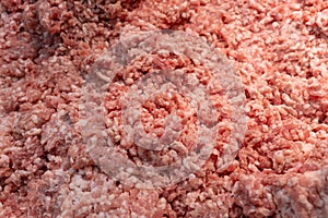 Minced pork for cooking