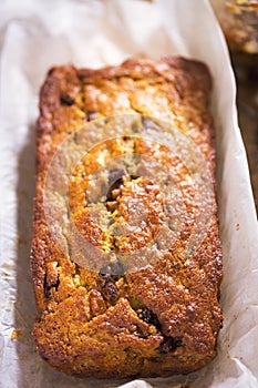 Mincemeat festive banana bread loaf