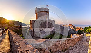 Minceta Tower in Dubrovnik, Croatia