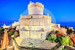 The Minceta Tower in Dubrovnik, Croatia