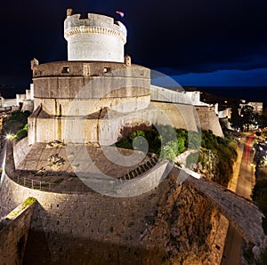 Minceta Tower - the highest point in the Dubrovnik defence system. Croatia