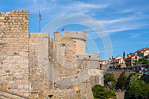 Minceta tower and Old Town City Walls Dubrovnik