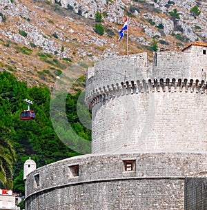 Minceta tower,old town,Dubrovnik