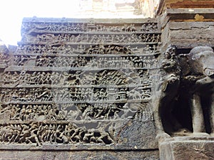 Mind blowing rock carvings at Kailash Temple