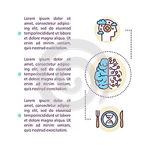 Mind hacking concept icon with text