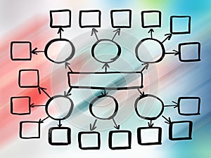 Mind mapping presentation set.