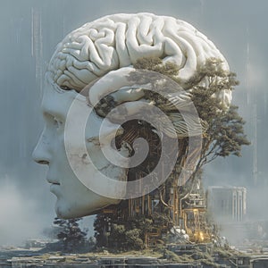 Mind Nature Integration Abstract Art