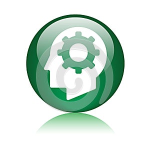 Mind setting gear icon