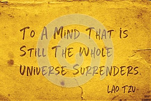 Mind that is still Lao Tzu