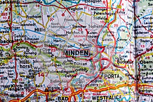 Minden, Germany, on a road m