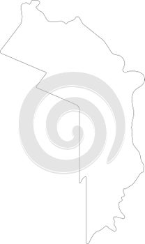 Mindoro Oriental Philippines outline map photo