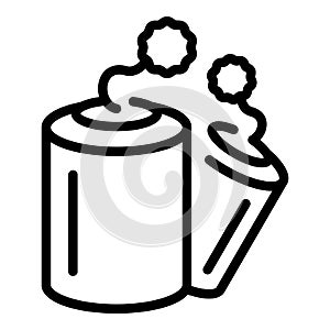 Mine dinamite icon outline vector. Gold game