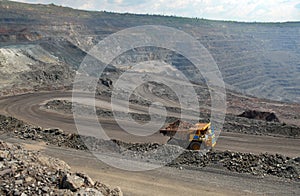 Mine of iron ore