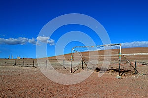 Soccer field, Mine `La Casualidad`, Salta, Argentina photo