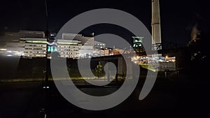 Mine at night (Unterbreizbach, Germany)