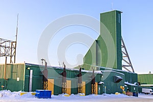 Mine Site Headframe photo