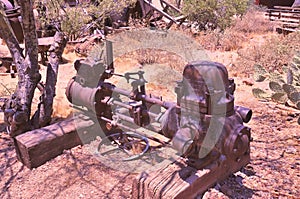 Mine Water Removal Pump At Goldfield, Arizona