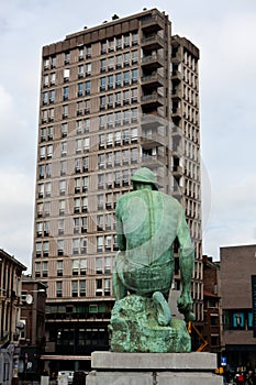 Miner housing building, Charleroi, Belgium