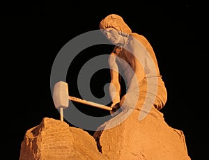 Miner monument, zacatecas, mexico photo