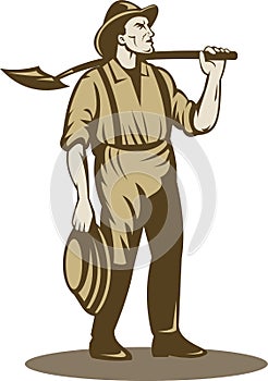 Miner prospector or gold digger