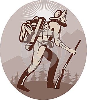 Miner prospector hunter trapper photo