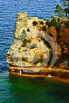 Miner's Castle, Lake Superior, Michigan photo