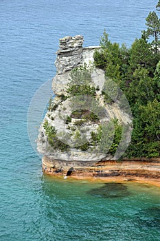 Miner`s Castle rock formation