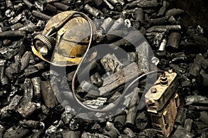 Miner tools and coal