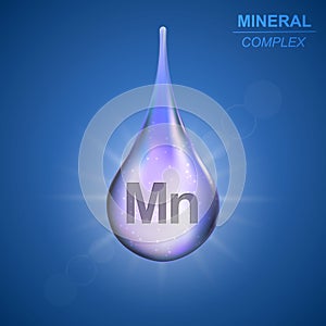 Mineral complex background