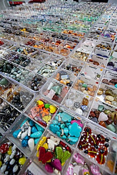 Mineral crystals collage