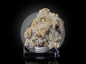 Mineral formations from calcite crystals