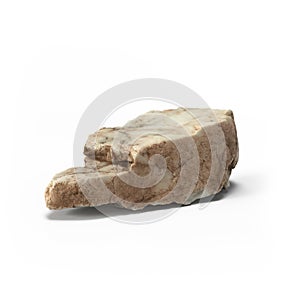 The mineral raw materials 3d rendering