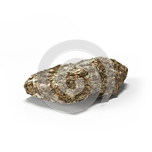 The mineral raw materials 3d rendering