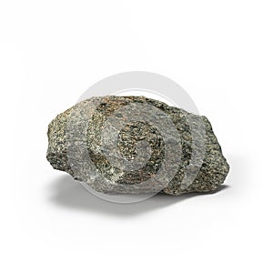 The mineral raw materials 3d rendering