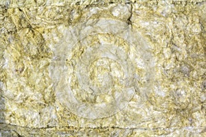 Mineral rock wool insulation material close-up for background