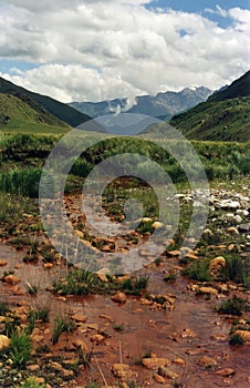 Mineral spring in Caucasus