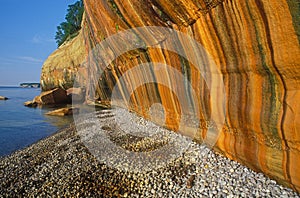 Mineral Stained Cliff