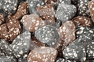 Mineral stones used in water purifying systems