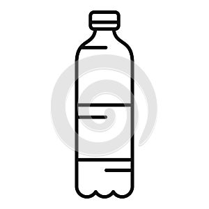 Mineral water bottle icon outline vector. Drinking machine supply