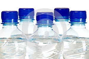 Mineral water bottles