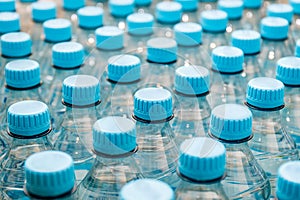 Mineral water bottles - plastic bottles