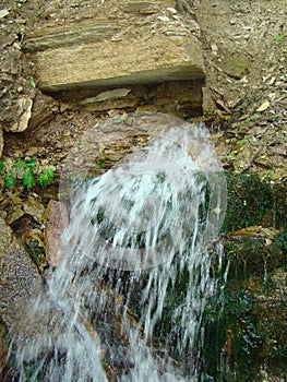 Mineral water spring