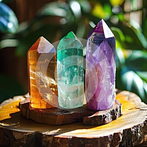 Minerals, Crystals, Semi precious Gemstones, Magic still life for Crystal Energy Healing