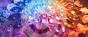 Minerals, Crystals, Semi precious Gemstones, Magic still life for Crystal Energy Healing