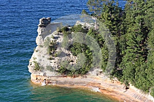 Miners Castle at Pictured Rocks photo
