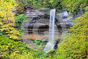 Miners Falls in Autumn - Munising Michigan - Pictured Rocks photo