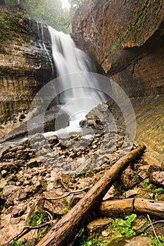 Miners Falls at Pictured Rocks in the Upper Peninsula of Michigan