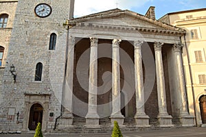 Minerva-Tempel in Assisi - Italy